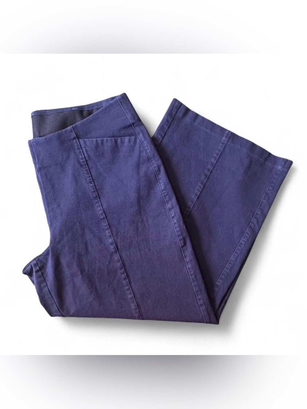Old Navy Navy Blue Wide Leg Pleated Pants